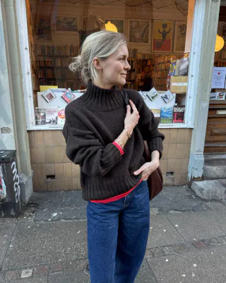 Hannah Sweater O-neck. Oppskrift