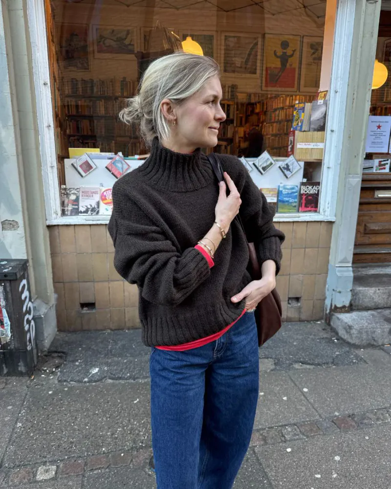 Hannah Sweater O-neck. Oppskrift