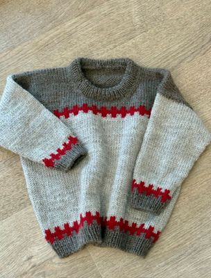 Cross Sweater, junior. Garnpakke