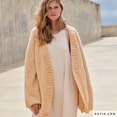 Oversized cardigan. Garnpakke