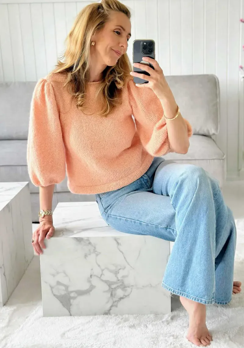 Poplin Bluse. Garnpakke