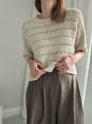 Lacey loop tee. Garnpakke