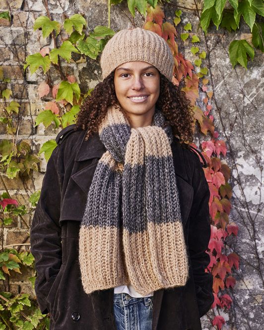 Hovedbilde Nanna lue og skjerf. Garnpakke