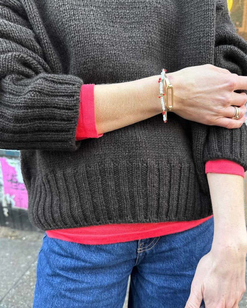 Hannah Sweater O-neck. Oppskrift