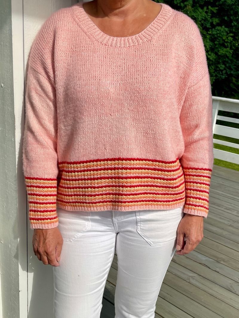 Calla Sweater. Oppskrift