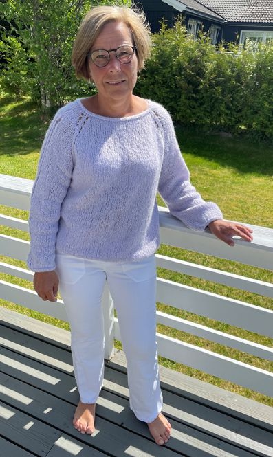 Hovedbilde Viola blusen. Garnpakke.