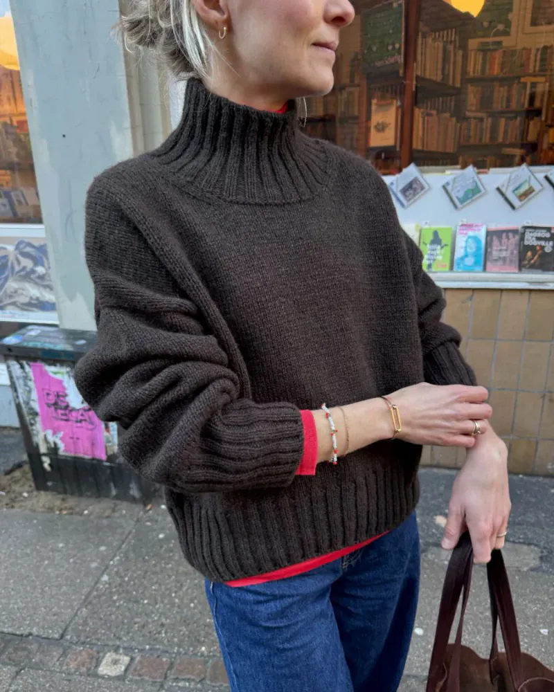Hannah Sweater O-neck. Oppskrift