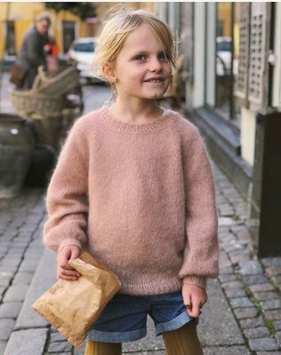 Novice Sweater-Mohair Edition, junior. Oppskrift